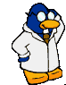 A GIF file of Gary the Gadget Guy from the Club Penguin: Elite Penguin Forces DS Game.